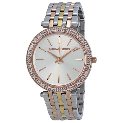 michael kors watch darci silver|michael kors ladies darci watch.